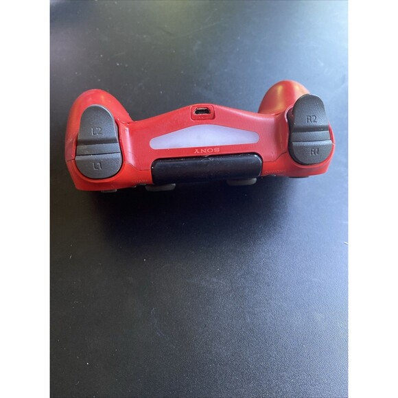 Sony PS4 PlayStation 4 Magma Red OEM Wireless Controller CUH-ZCT2U Tested WORKS - Picture 5 of 7
